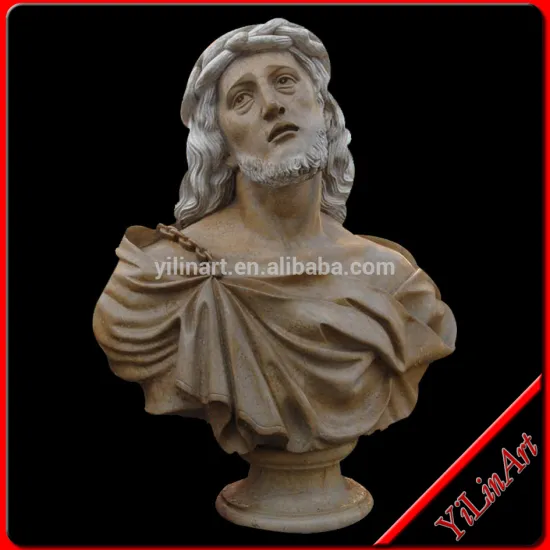 Marble carved bust statue,roman bust sculpture (YL-T024)