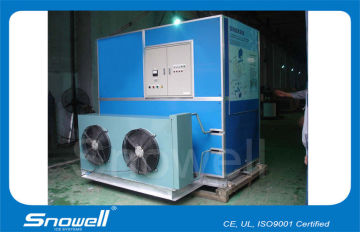40ton/24h Large Capacity Plate Ice Machine For Fishing Industry , Lg Control