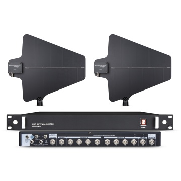 945 Sistem Mikrofon Tanpa Wayar UHF Luaran 10 Saluran Profesional