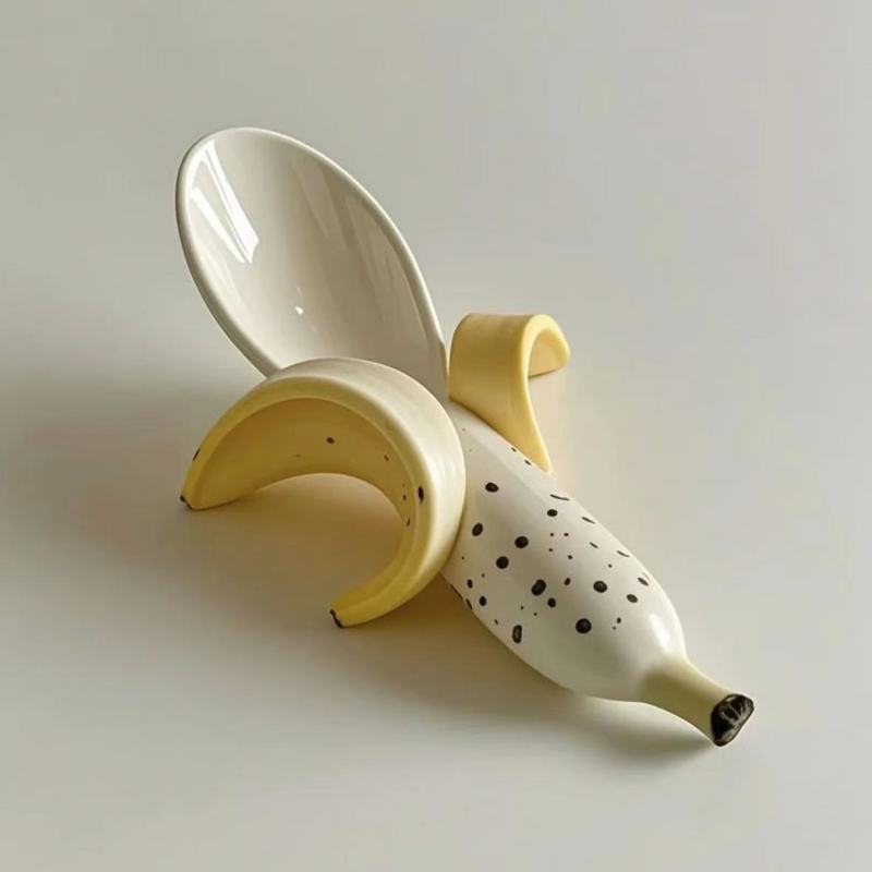 Creative Banana-Shaped Spoon - Unique Kitchen Tool