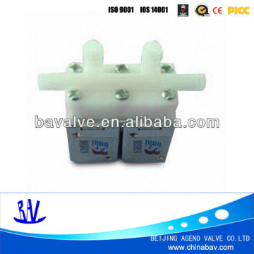 Solenoid Valve, Made of Plastic and Brass Materials, Medium Pressure