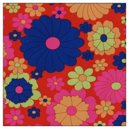 flower design printed film for man made leather