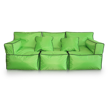 Sac portatif de haricot extérieur de sofa paresseux simple vert