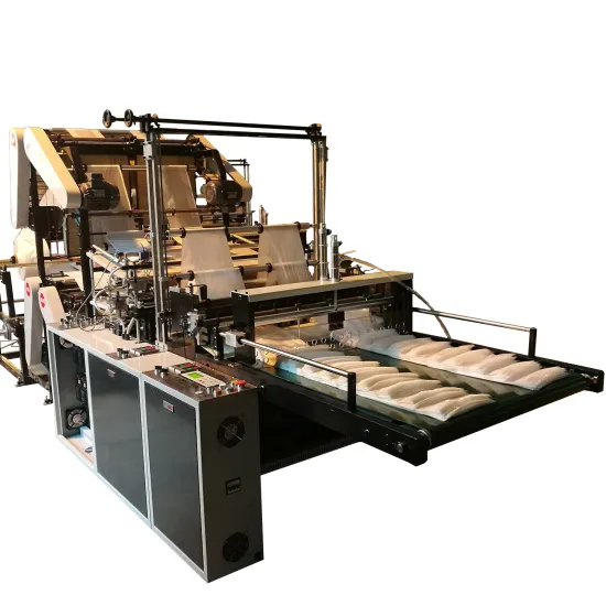 Hot Seal and Cool Cut Bottom Sealing Woven Bags Making Machines