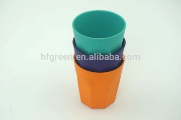 Feathure bamboo fiber cup