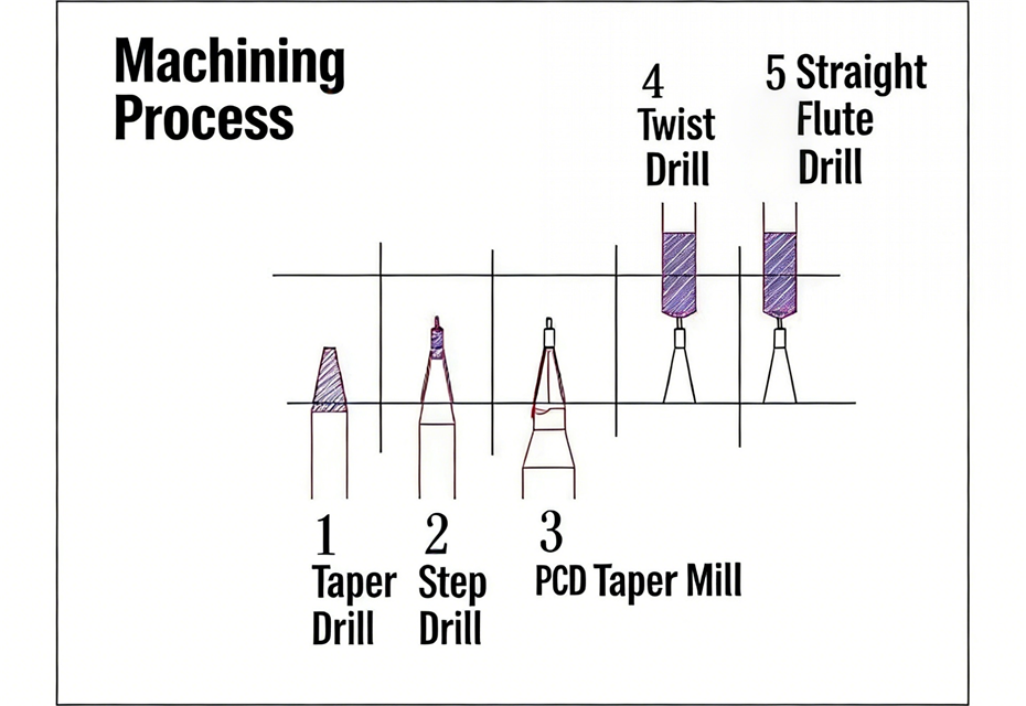 Процесс обработки полупроводниковых газораспределительных пластин Semiconductor Gas Distribution Plate Machining Process