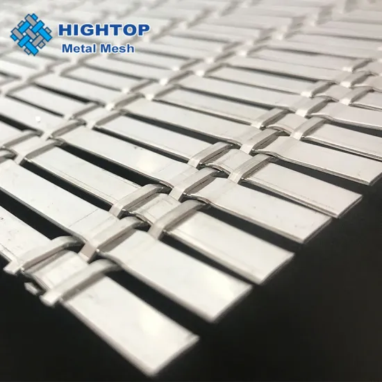 Custom Silver SS 316 Woven Wire Mesh for Cabinets Inserts