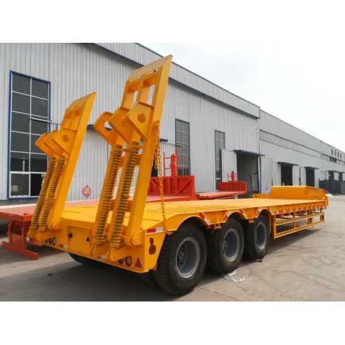 4 Axles Semi Trailer Lowbed Semi Trailer