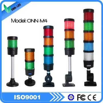220v led Andon lights with buzzer 24v tri color tower lamp