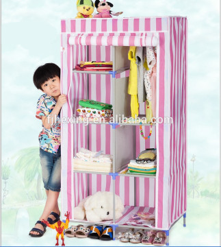 2014 China Hot Sale Children Portable Fabric Wardrobe