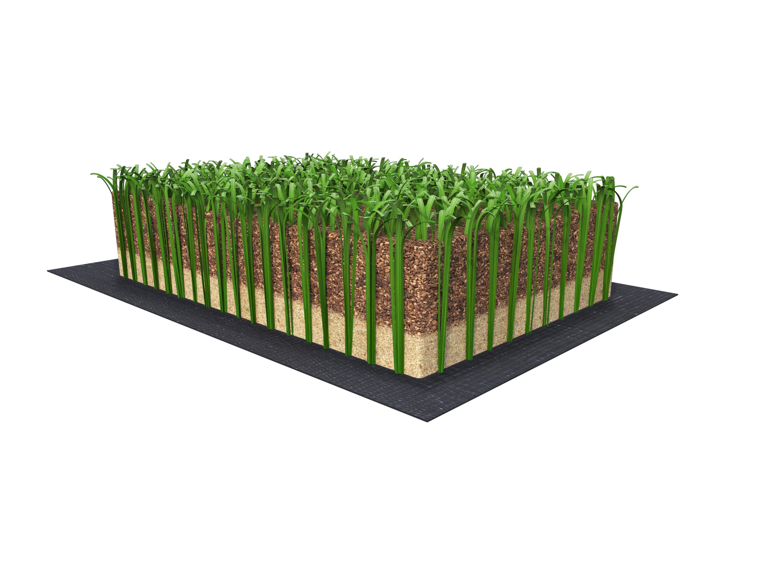 3D artificial grass