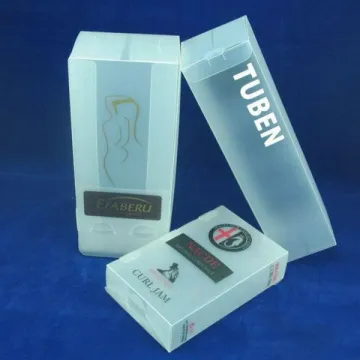 custom printed frosted recycled PP box