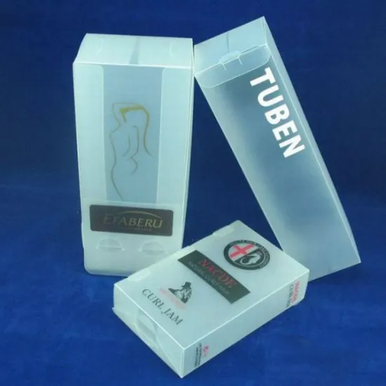 custom printed frosted recycled PP box