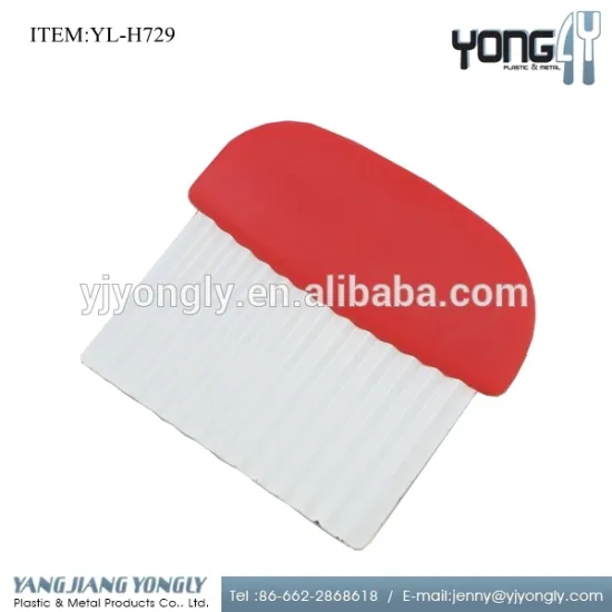 Stainless Steel Potato Cutter/Wavy Crinkle Cutter with ceramic varnish painted surface