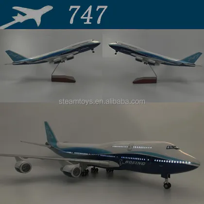 47CM LED Lighted Boeing B747 Model Plane: The Ultimate Desktop Aircraft Model for Adults