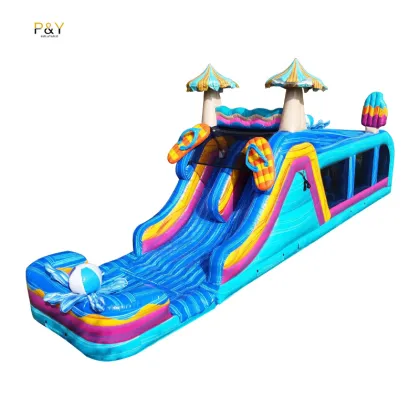 Commercial Grade Bouncy Castle: Mushroom Ice Cream Design for Kids