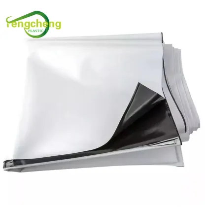 black white panda film mushroom greenhouse covering