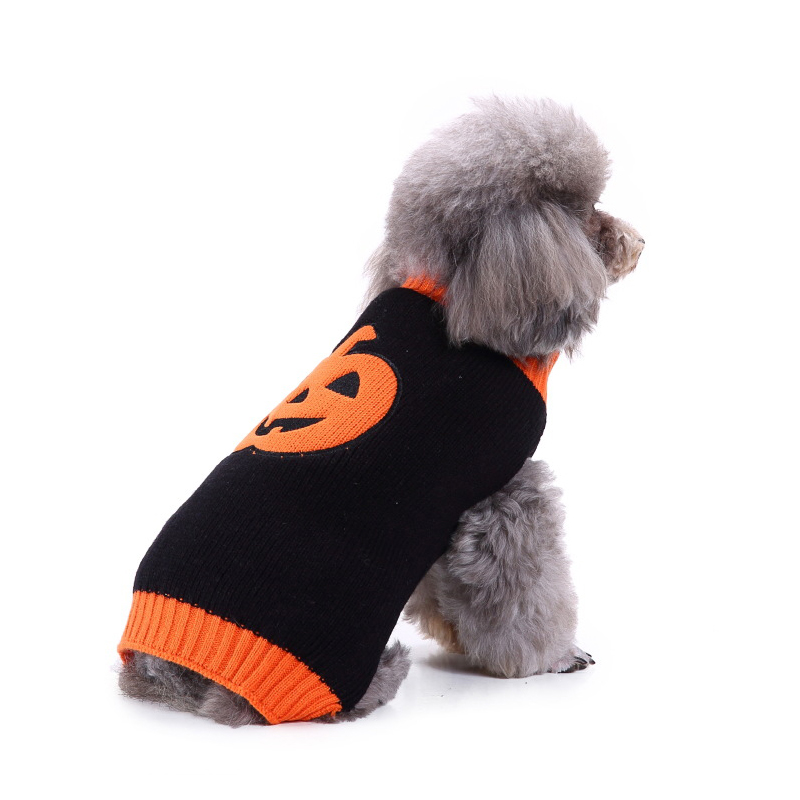 Christmas Outfit Snowflake Puppy Dog Sweater Winter Warm Clothing Dogs Halloween Costume Coat Knitting Crochet Cloth Sweater