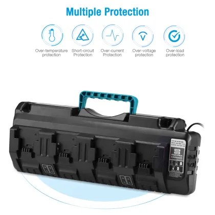 4 Slot Universal Rechargeable Battery Charger for Milwaukee Power Tools