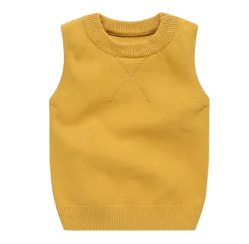 100% Wool Sleeveless Vest for Kids - Custom OEM DHL Shipping