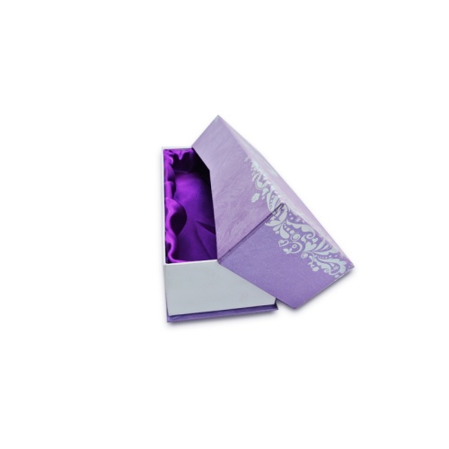 Exquisite purple top and bottom gift box