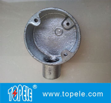 25mm 3 / 4”black Malleable Iron Conduit Junction Box One Way , Terminal Box With Bs4568 Conduits