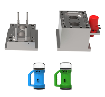 Customized Design Factory Price Taschenlampe Gehäuseformen für Plastik- und Aluminiumbrenner