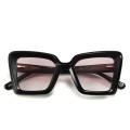 Gradient Pink Lens Acetate Sunglasses