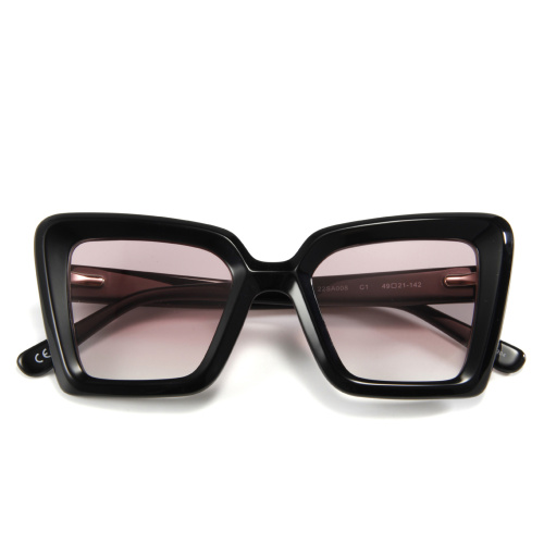 Acetate Sunglasses For Mens Gradient Pink Lens Acetate Sunglasses Factory