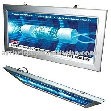 Double-sided LED slim light box for indoor