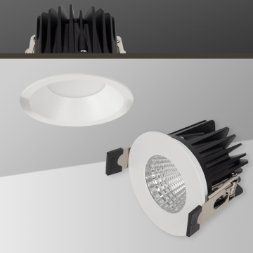 Vízálló fénygátló COB SPOT LED süllyesztett lejtőn