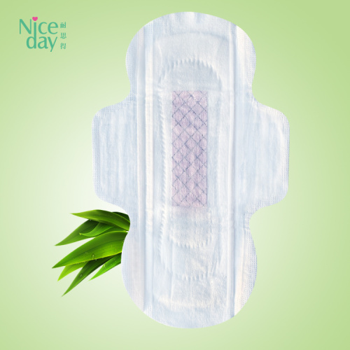 Anti-allergic bamboo fiber graphene lady sanitary napkin