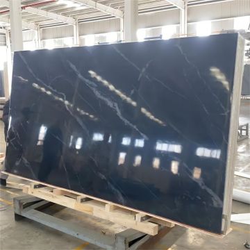 Taitan Black Polished Sintered Stone Geramic Geramic cho sàn &amp; tường