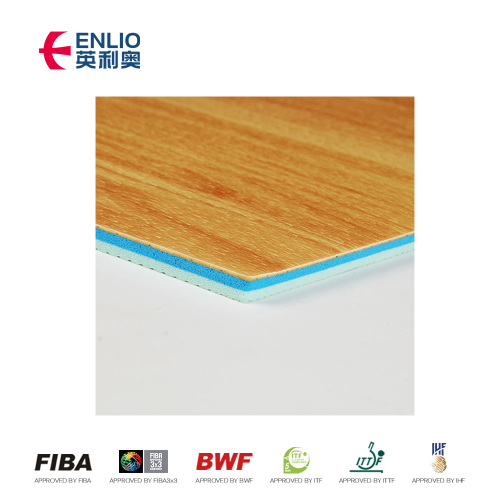 Indoor 6,0 mm Profissional PVC e piso esportivo de basquete de vinil