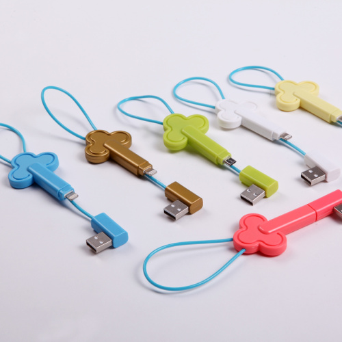 Mini usb charging and transmission cable