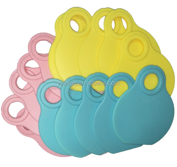 Cute Bright Color Animal Neck Tags for Farm Management - 80x65mm