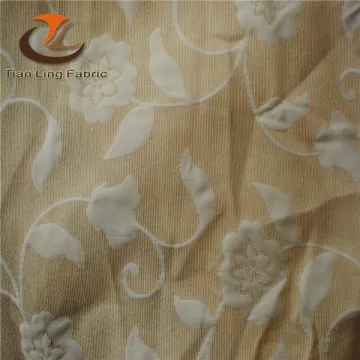 flower design curtain fabric