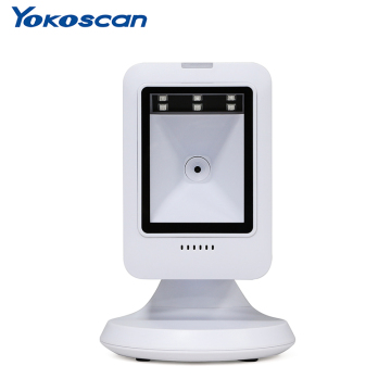 MP6300Y 2D QR Barcode Scanner - Omnidirectional Hands-Free Automatic Bar Code Reader for Mobile Payment and Computer Screen Scan