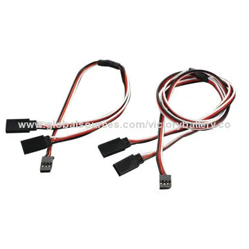 Battery Connectors, Futaba Straight Y Lead with -60 to 200 Degrees Celsius Temperature