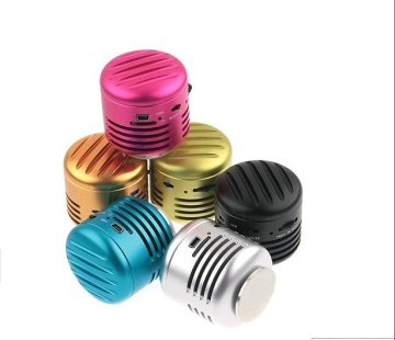 Portable Small 3w Stereo Powerful Portable Speakers Zinc Alloy Material For Computer