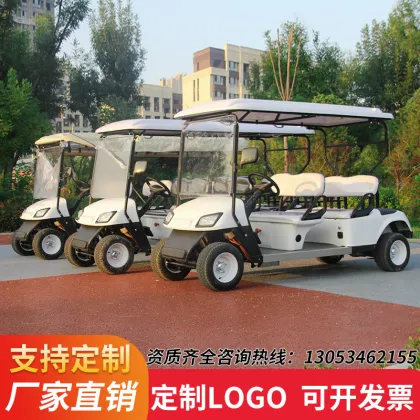 4-Seat Golf Cart 6-Seat 8-Seat Electric Four-Wheel Sightseeing Cart Golf Cart Scenic Spot Security Cruise Car