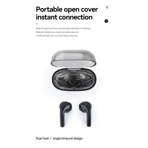 Transparent Cover TWS Wireless Earbuds