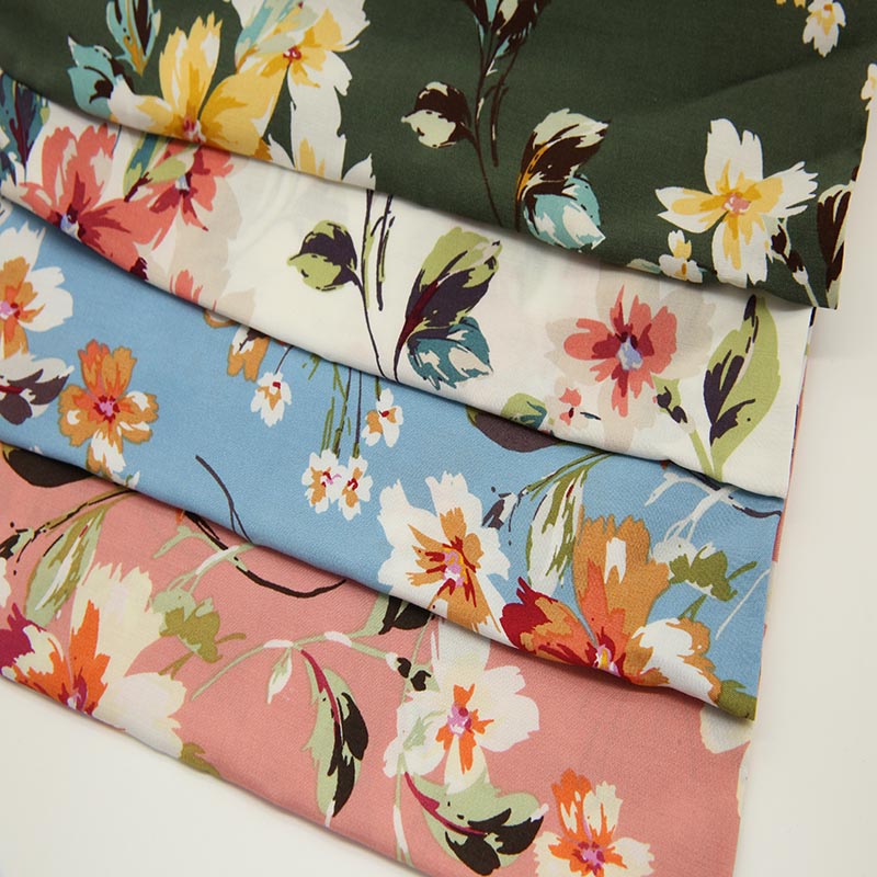 recycled rayon spun viscose printing