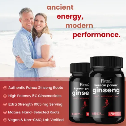 Premium Red Panax Ginseng Extract Vitality Immune Support
