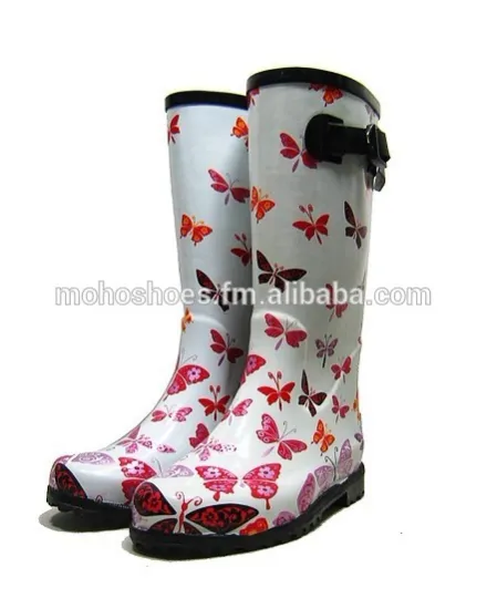 ladies designer rubber boots