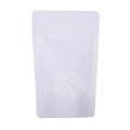 Biodegradable unprinted stock bag with oval window