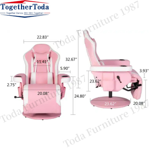 Butterfly Mechanism Big boss leather swivel office chair