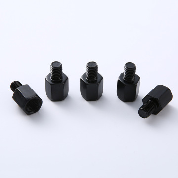 Bolt Black Long Screws Set: Captive Grub Flat Cap Steel Metric M3 M4 Galvanized Standoff Hex Screw