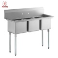 Commercial Three Compartment Utility Sink