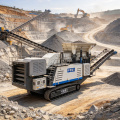 อุโมงค์เหมืองใต้ดินถนน Ultra Compact Crawler Mobile Crusher รัศมีวงเลี้ยวเล็กผู้จัดจำหน่ายที่ยืดหยุ่น